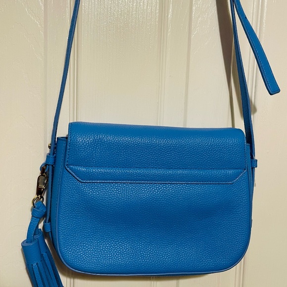 Kate Spade Vibrant Blue Crossbody Bag with Tassel - Picture 3 of 4